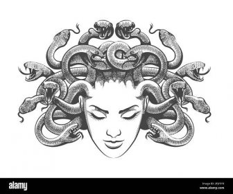 Greek myth woman magic illustration hi-res stock photography and images ...