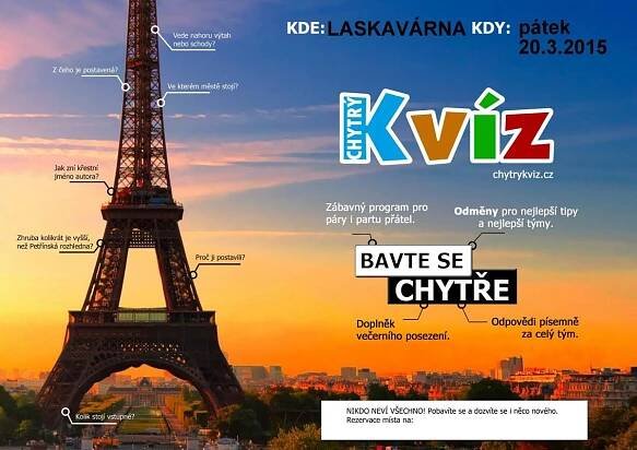 Chytrý kvíz III. v Laskavárně | laskavarna.cz