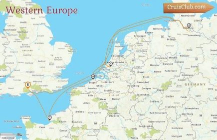 MSC Euribia Western Europe Cruise