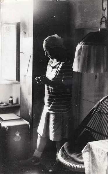 Malířka Milada Schmidtová Čermáková (teta Daniela Balabána) -Vysočina, 1976