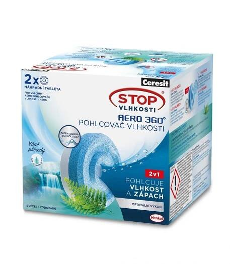 Ceresit stop vlhkosti AERO tablety 2x450g svěžest vodopádů