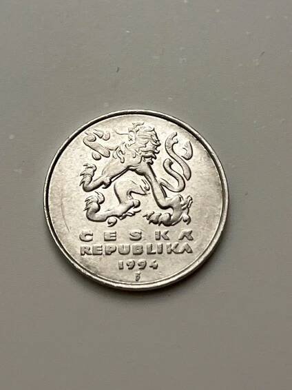 Pětikoruna z roku 1994 vzácná - Numismatika