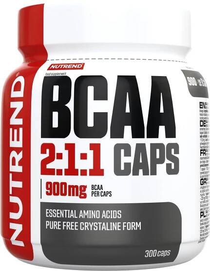 NUTREND BCAA 2:1:1 Caps velikost: 300 kapslí