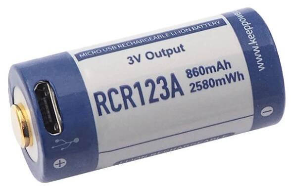 Keeppower RCR123A od 183 Kč