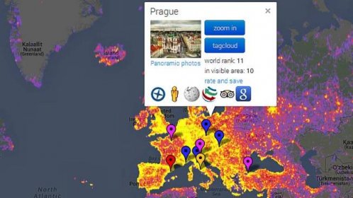Praha je jedenáctým nejfotografovanějším místem světa, vychází z nové mapy Googlu