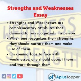 What makes a weak essay?