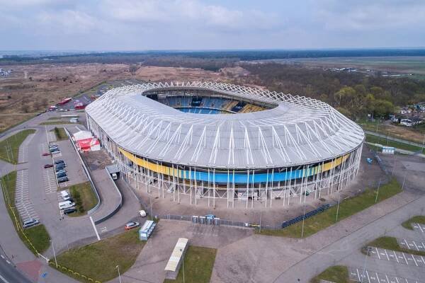 Motoaréna Toruń – trapézový plech