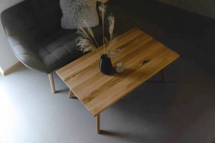Wooded Konferenční stolek Jasper z masivu DUB