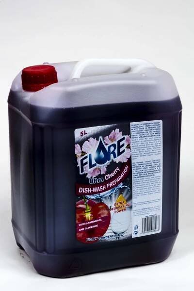 Mycí prostředek FLORE 5l Cherry prostředek na ruční mytí nádobí
