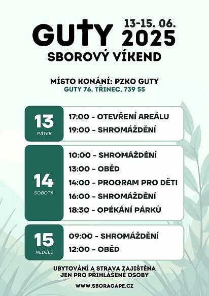 Akce – Sbor Agape Český Těšín