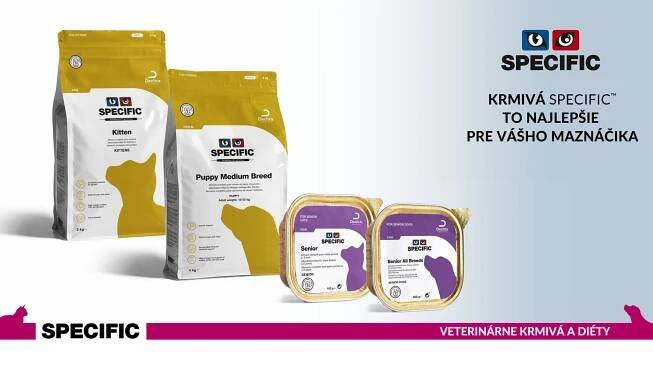 SPECIFIC™ – pochúťky ⋆ CYMEDICA - partner pre veterinárnych lekárov