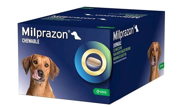 Milprazon 12.5mg/125mg for Dogs