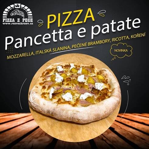 12. Pizza Panccetta e patate 33cm