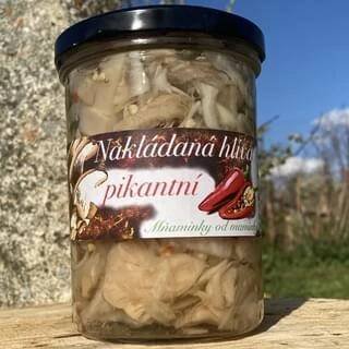 Scuk.cz Nakládaná hlíva ústřičná pikantní, 440 ml