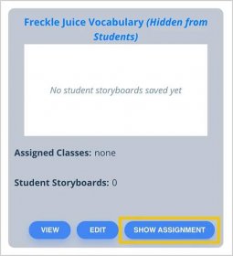 My Student Can&apos;t See My Assignment - Storyboard That Help Center