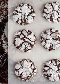chocolate crinkles cookies