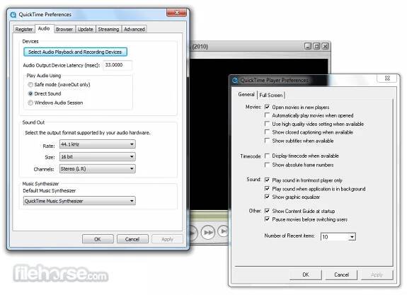 QuickTime Player for PC Screenshot 4