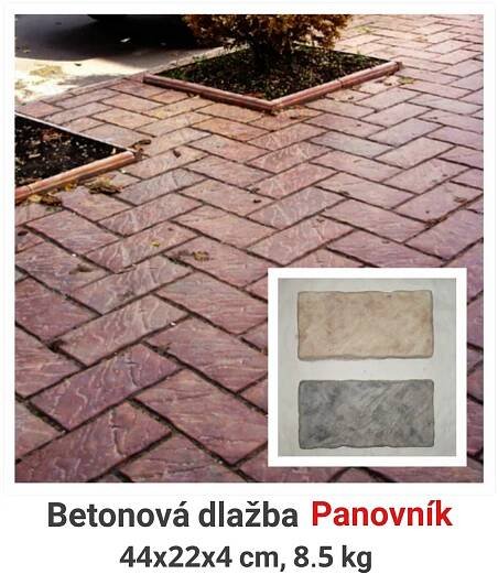 Betonová dlažba různá - BETON DLAŽBA V IMITACI DŘEVA
