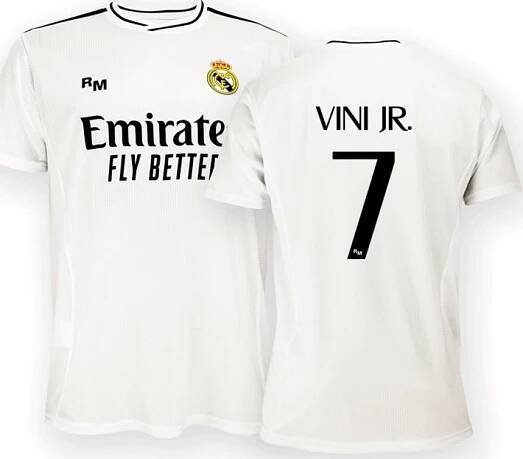Fotbalový dres Real Madrid FC Vini Jr. 2024/25 bílý XXL