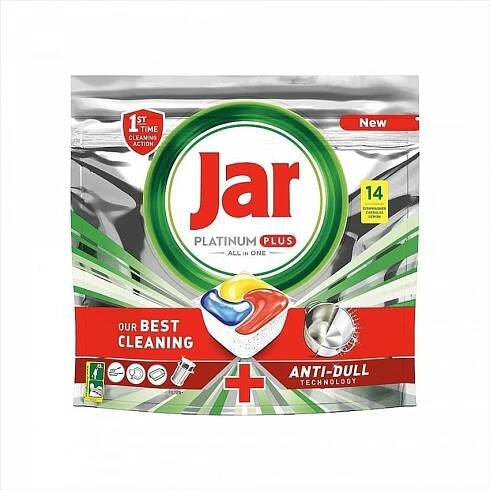 JAR Platinum Plus All in One Lemon tablety do myčky 14 ks