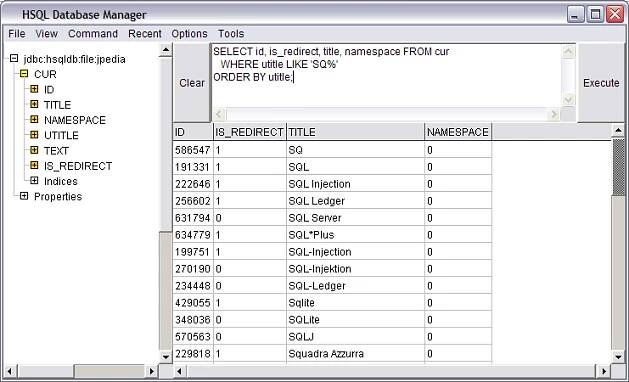 HSQLDB – Wikipedie
