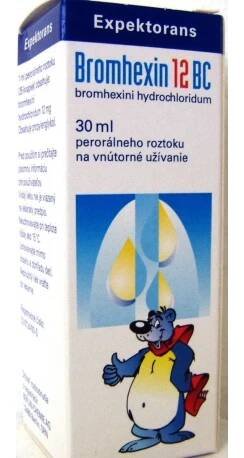 Bromhexin 12 BC sol por 1x30 ml