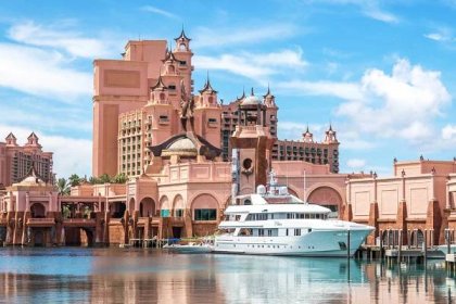 The Atlantis Paradise Island resort, located in the Bahamas. One of the best things to do in Atlantis Bahamas and best things to do in Nassau is the world class casino.