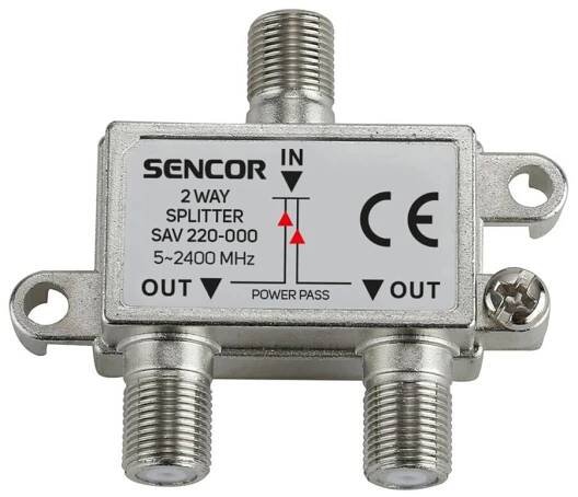 SAV 220-000 ant. rozbočovač 1F-2F SENCOR
