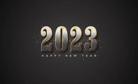 Šťastný nový rok 2023 pozadí s čísly ilustrace 2023 — Ilustrace