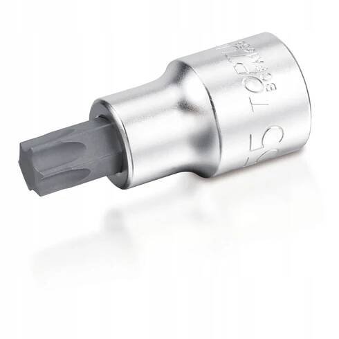 Nástrčný nástavec 3/8'' TORX T45 TOPTUL BCFA1245 + Sada pro řidiče v35 do schránky – prohlášení, návod, olejový přívěsek