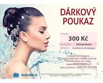 Dárkový poukaz 300 Kč - Nezestárni.cz