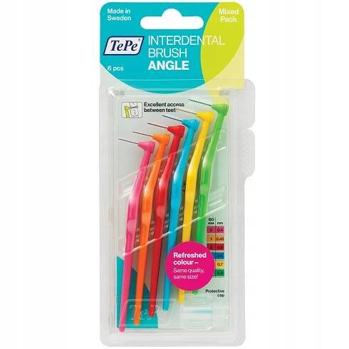 TePe Angle mezizubní kartáčky mix velikostí 6 ks