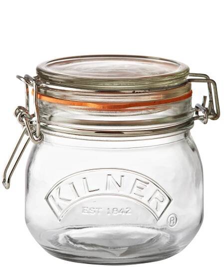 Kilner Zavařovací sklenice s klipem kulatá 0,5 l