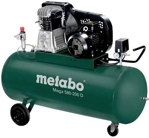 Metabo pístový kompresor Mega 580-200 D 200 l