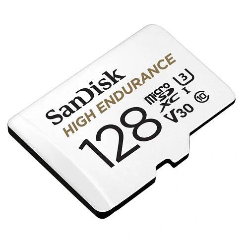 SanDisk MicroSDXC 128GB High Endurance Video U3 V30 + SD adaptér