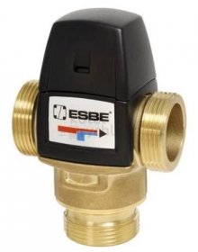 ESBE VTA522 ventil G1", 50-75°C, Kvs 3,2, termostatický, směšovací, vnější závit, mosaz