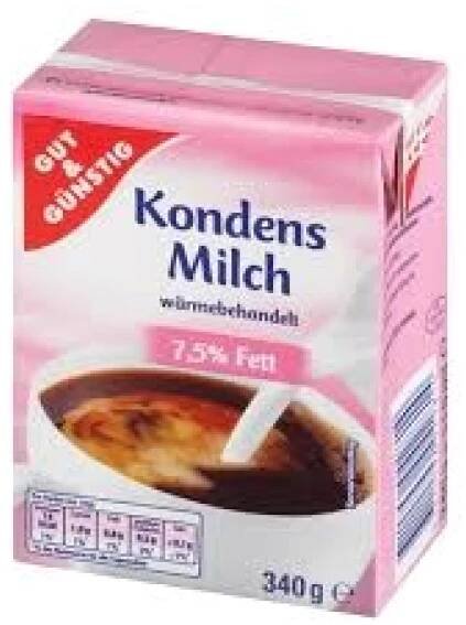 Mléko kondenzované 7,5 % Gut&Günstig Edeka, Gut & Günstig levně | Kupi.cz