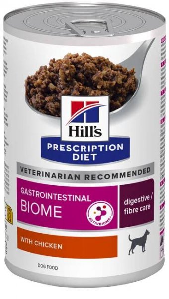 Hill's Pet Nutrition Prescription Diet Canine Adult/Senior konzerva Gastrointestinal Biome Chicken 370 g od 79 Kč