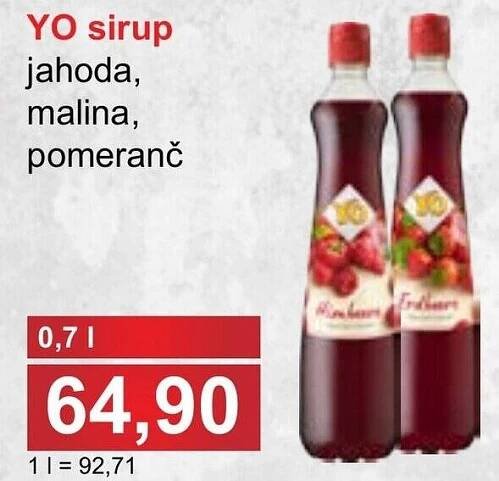 Sirup akce a cena PLUS JIP – říj 2025
