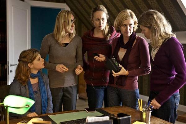 Clan - Een sponsen pyjama (Ontknoping) - Z filmu - Maaike Neuville, Ruth Becquart, Kristine Van Pellicom, Barbara Sarafian, Inge Paulussen
