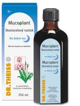 Mucoplant Skorocelový roztok Na dobrú noc 250 ml