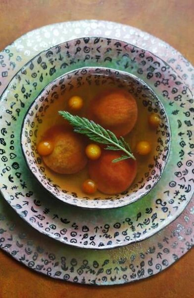 Secret Recipe: Yarrow Tomato Consommé with Gluten-Free Herbed Ravioli
