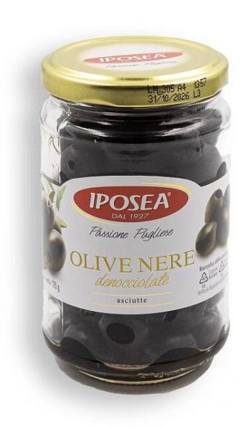 Vysoce kvalitní černé Olivy - sušené bez pecky (125g)