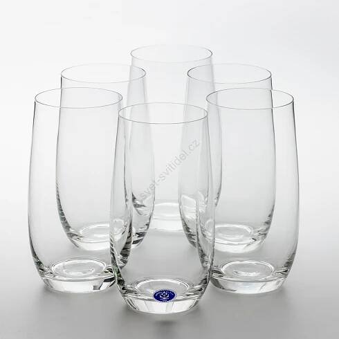 Sada 6x sklenice 540 ml čirá