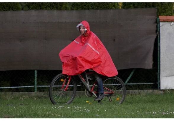 2you Magio 810 cyklistické pončo červené uni