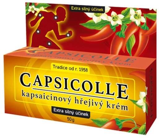 CAPSICOLLE Kapsaicinový krém extra hřejivý 50 g