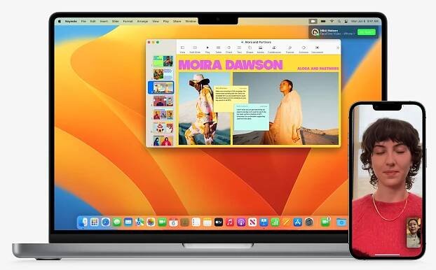 macbook and iphone facetime