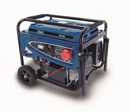 Rámová elektrocentrála 5500 W s regulací AVR a elektrostartem Scheppach SG