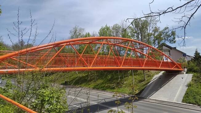 Novostavba lávky CH-06 Lávka pro pěší - Zlatý vrch Cheb | Stavby Karlovarského kraje