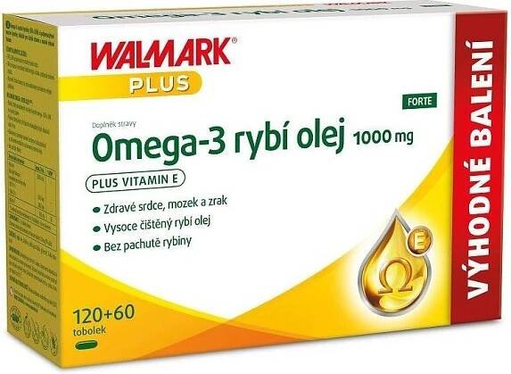 Walmark Omega 3 rybí olej 1000 mg 180 tablet